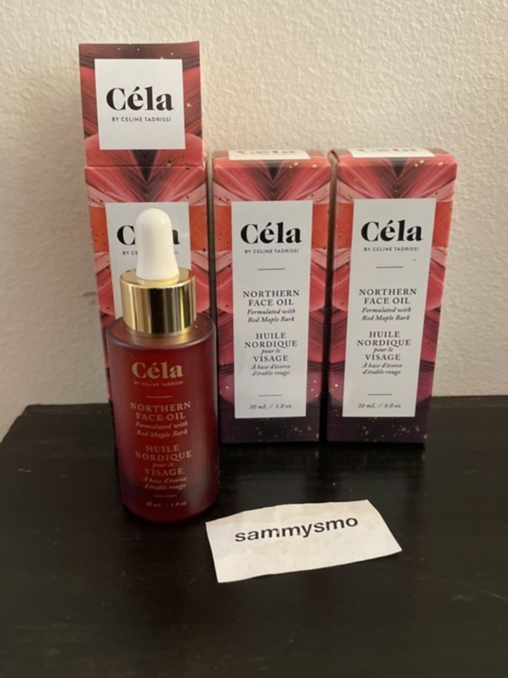CELA Northern Face Oil With Red Maple Bark 1 oz., x3